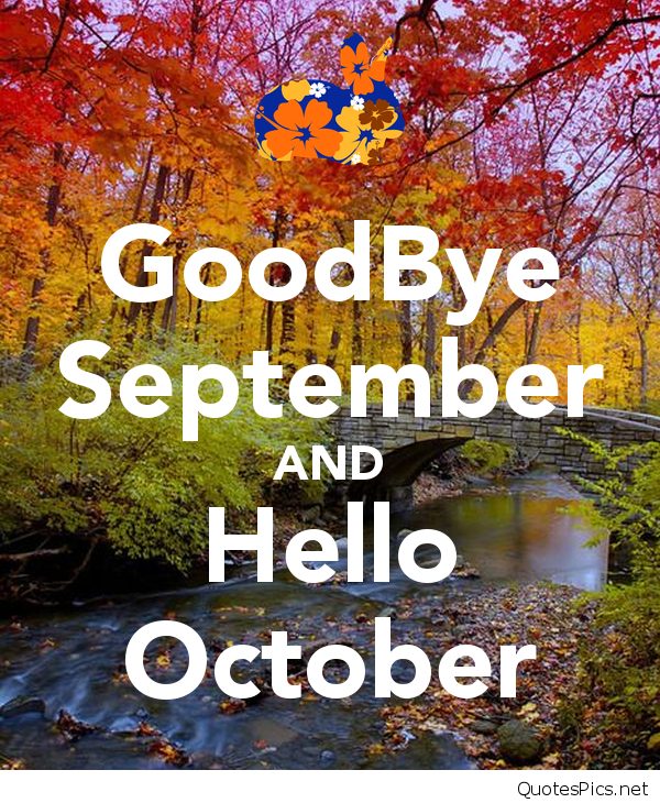 Goodbye September Hello October Wallpaper, Missy E